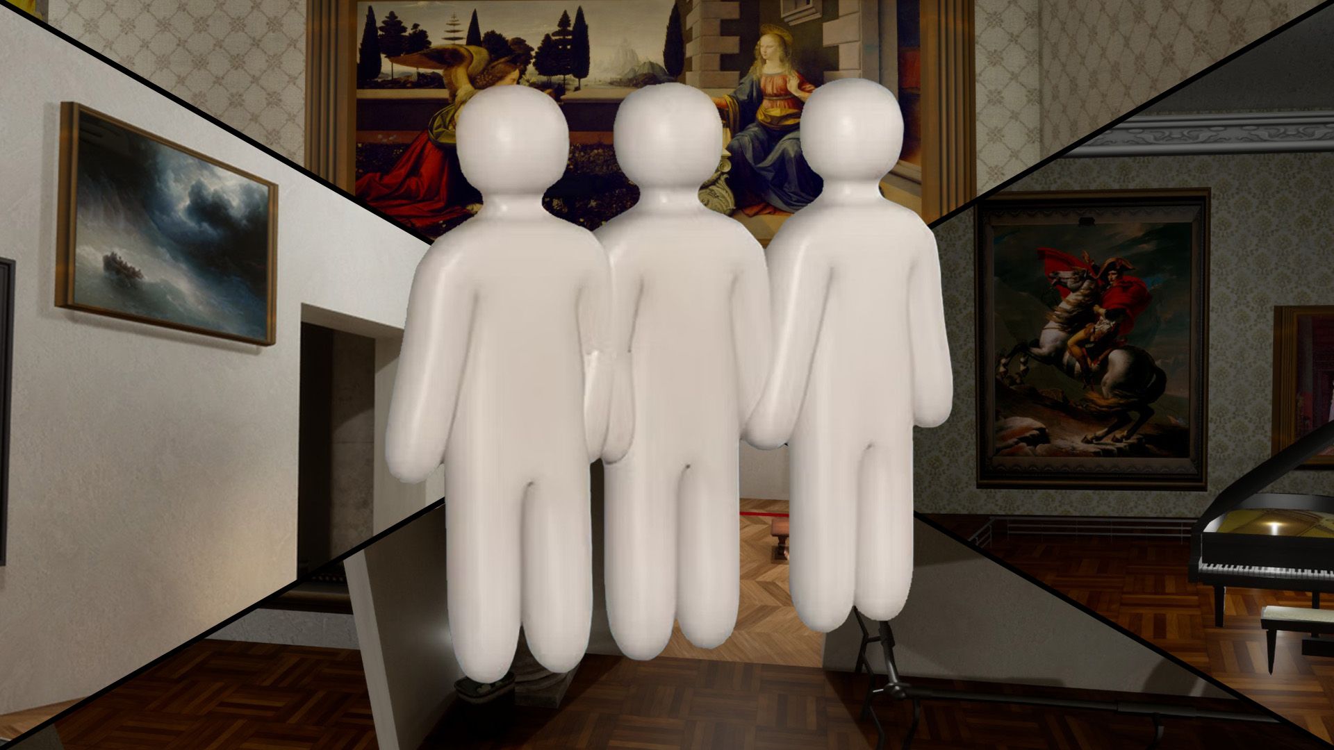 Mona Lisa Frame hiding spot on Art Gallery