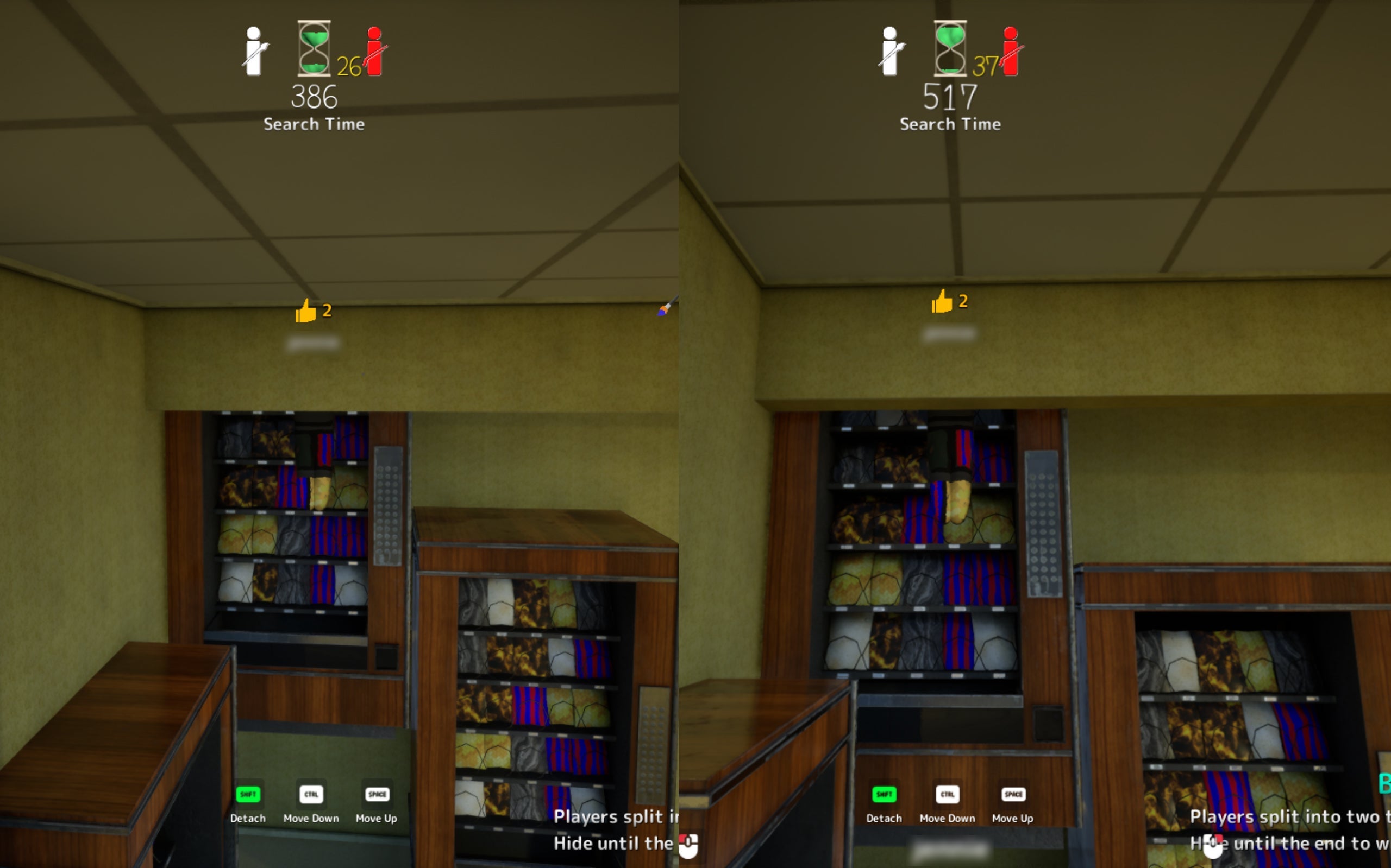 Ceiling Light hiding spot on Backrooms