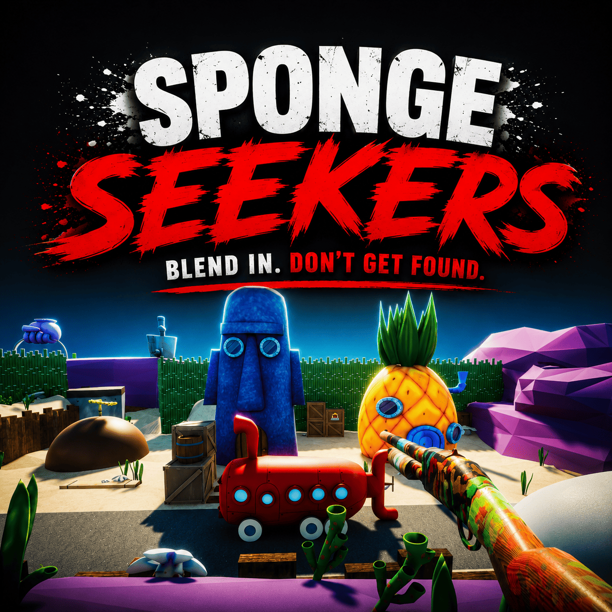 Krusty Krab Interior hiding spot on Bikini Bottom