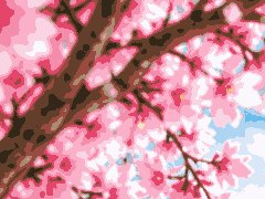 Wind-Animated Tree Cluster hiding spot on Cherry Blossom Garden