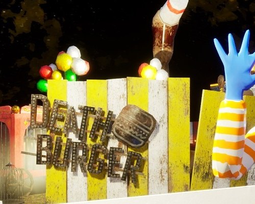 Fried-Chicken Carousel hiding spot on Death Burger