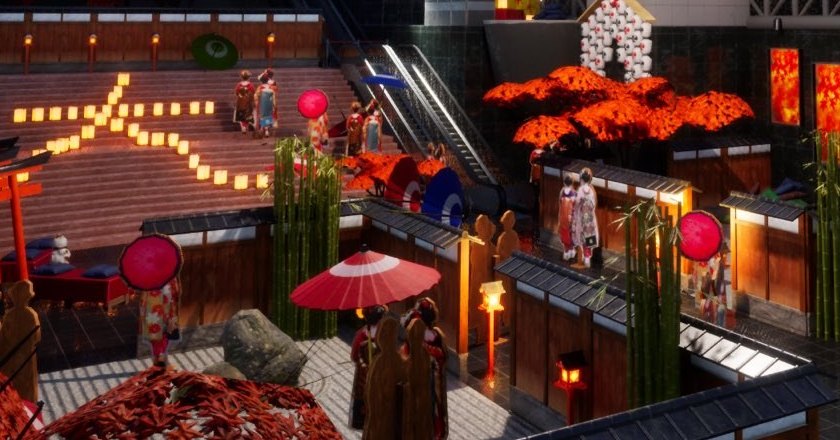Open Plaza Tile hiding spot on Kyoto