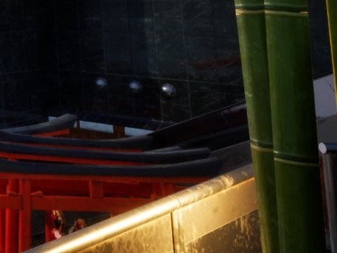 Festival Stall Underside hiding spot on Kyoto — Meccha Wiki guide
