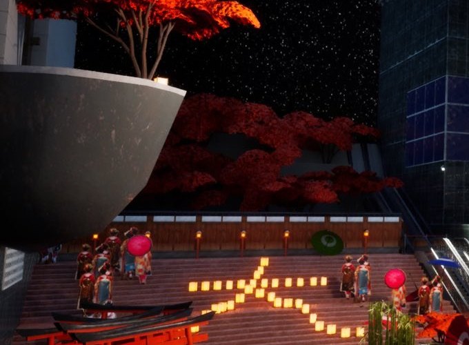 Wagasa & Lantern Cluster hiding spot on Kyoto