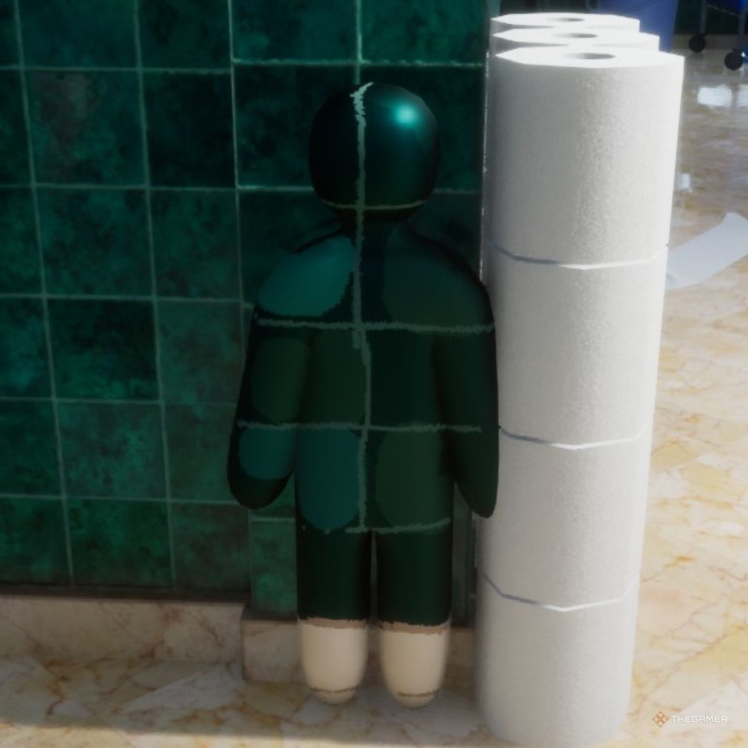 Bathroom Tiles hiding spot on Mansion