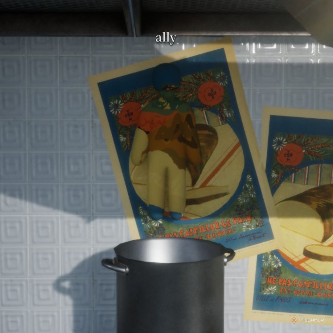 Kitchen Poster hiding spot on Mansion