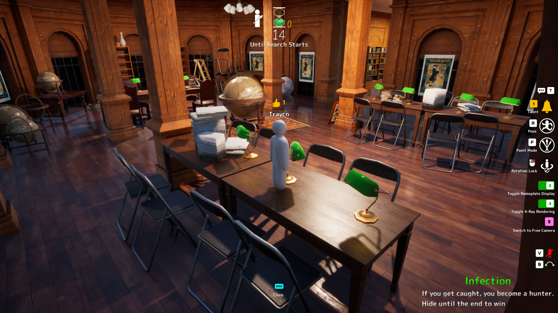 Vase & Dark Wall Corner hiding spot on Mansion