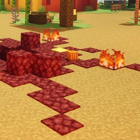 Village Tree Line hiding spot on Minecraft