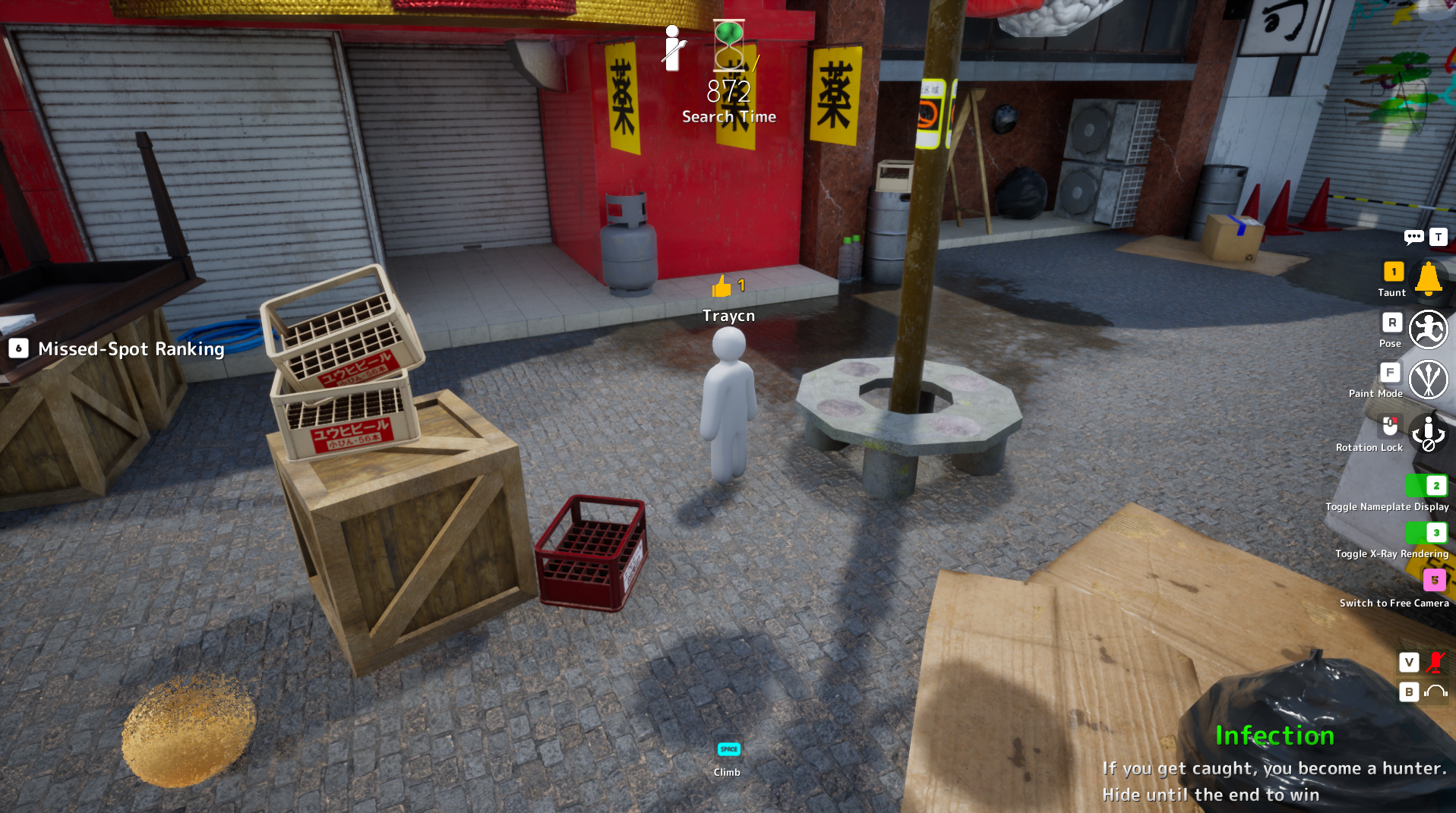 Open Shop Clutter hiding spot on Osaka