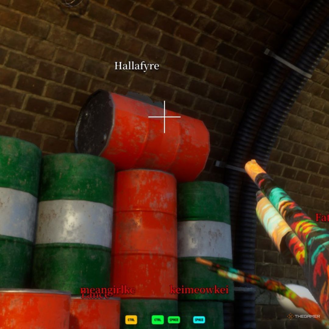Dark Ceiling Pipe hiding spot on Sewer
