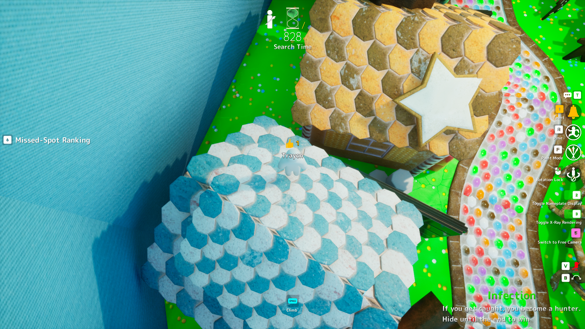 Gingerbread Men Circle hiding spot on Sugarland