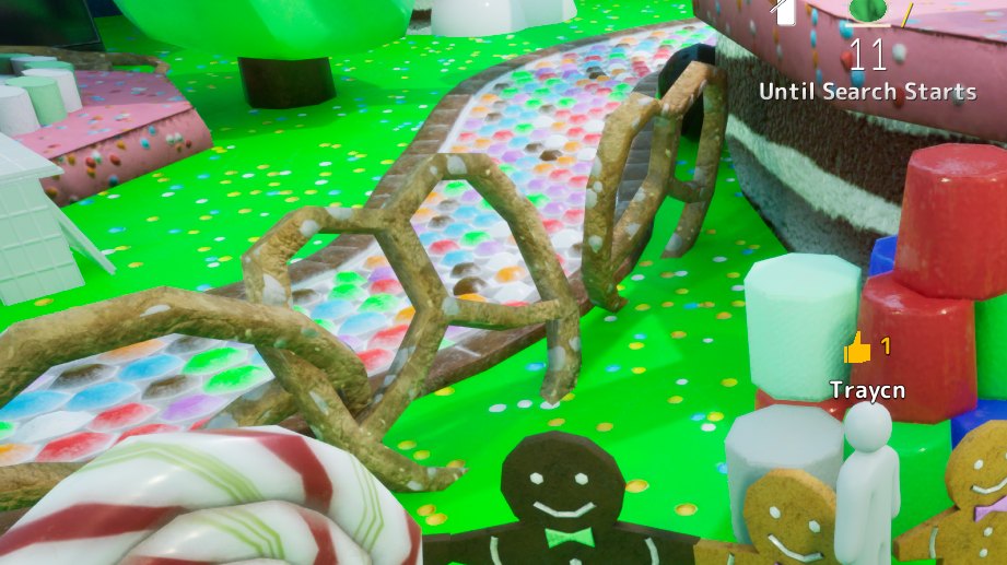 Central Gumdrop Pile hiding spot on Sugarland