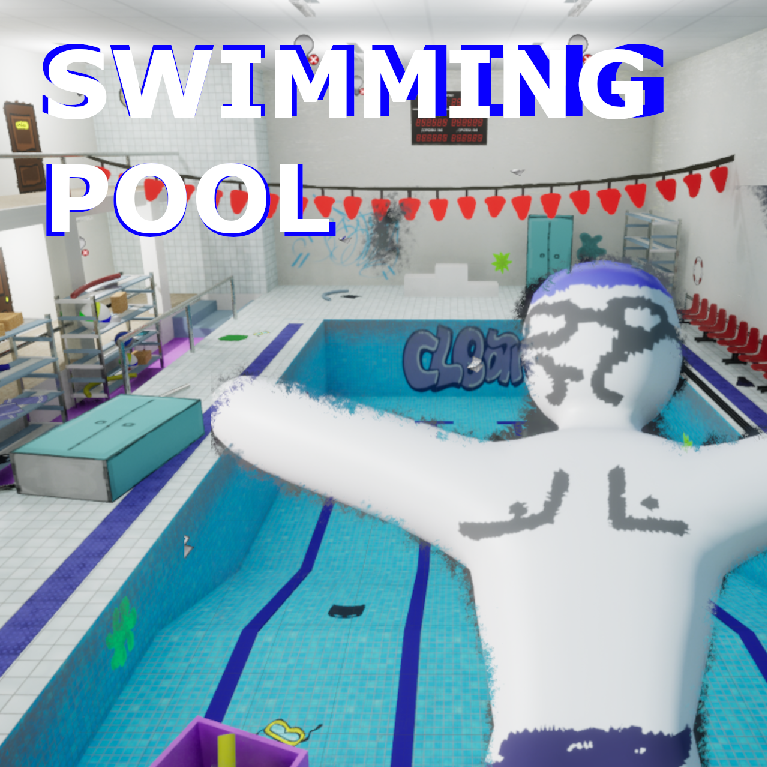 Changing Room Corner hiding spot on Swimming pool!
